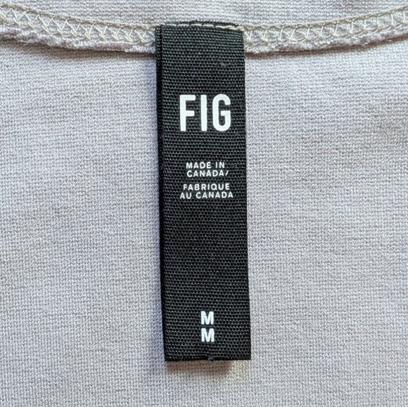 Fig Trailhead Blazer Career Effortless Professional Mature Women M Grey Pockets - Picture 10 of 14